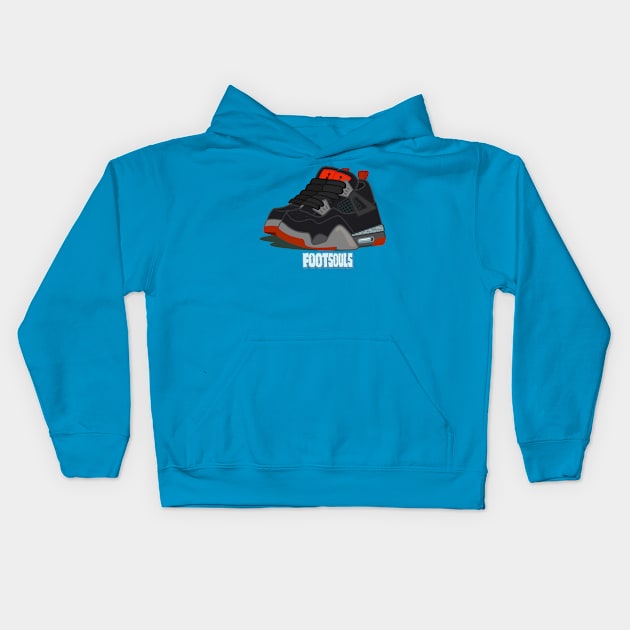 Footsouls 3 Kids Hoodie by Dedos The Nomad